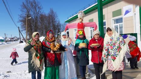 В селе Нижние Киги - веселая, яркая и щедрая Масленица!