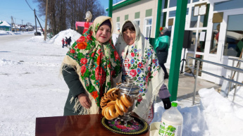 В селе Нижние Киги - веселая, яркая и щедрая Масленица!